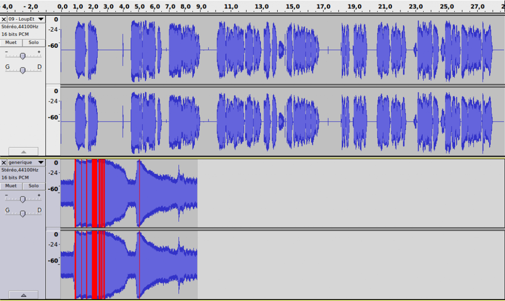 Mélanger des sons avec audacity AbulÉdufr